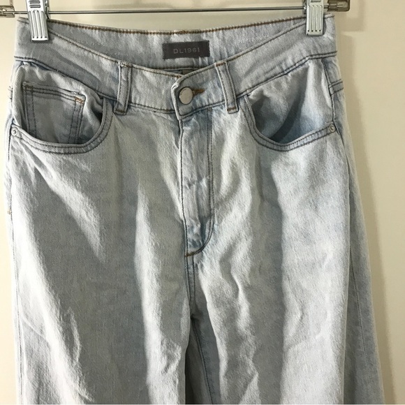 DL1961 Light Blue Flare & Wide Leg Jeans - Picture 4 of 10